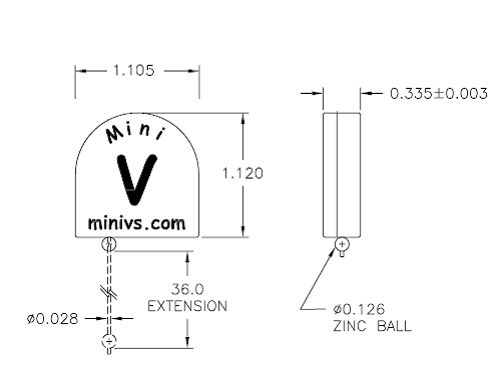 minivs dimensions